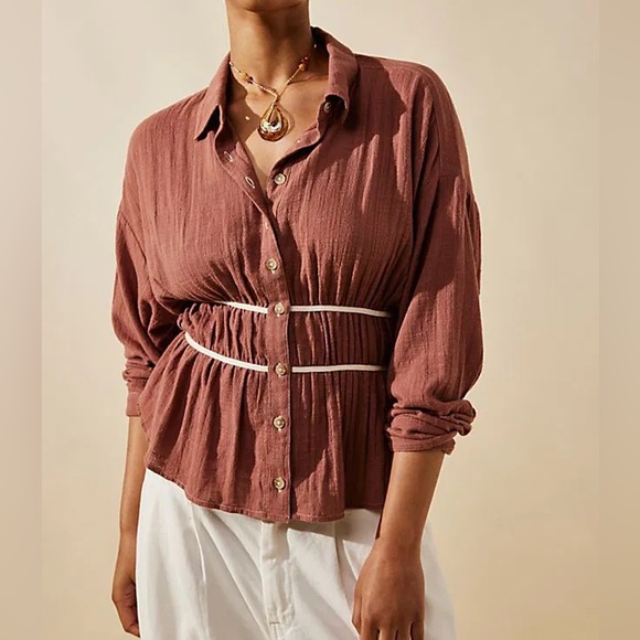 Free People Tops - NWOT Free People Morrison Shirt